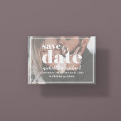 写真モダンタイポグラフィはっきりしたミニマシンプルリスト 案内ポストカード