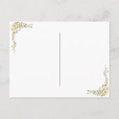 写真モダンタイポグラフィパーソナライズされた日付の保存 案内ポストカード (裏面)