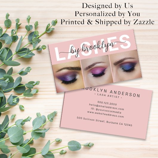 写真モダンタイポグラフィラッシュアーティスト 名刺