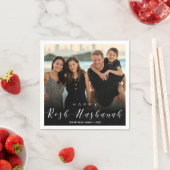 写真モダンタイポグラフィロシュ・ハシャナ スタンダードカクテルナプキン (インサイチュ)