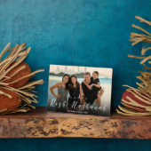 写真モダンタイポグラフィロシュ・ハシャナ フォトプラーク (側面)