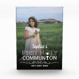 写真モダンタイポグラフィ第一聖餐式 フォトブロック