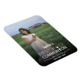 写真モダンタイポグラフィ第一聖餐式 マグネット (右側)