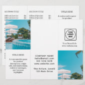 写真モダンデザイン | ビジネスカスタムロゴ (正面/裏面)