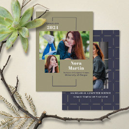 写真モダンネイビー仙人3 案内状