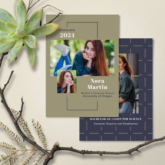 写真モダンネイビー仙人3 案内状