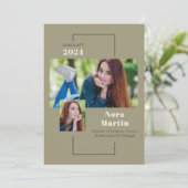 写真モダンネイビー仙人3 案内状 (スタンド正面)