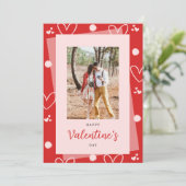 写真モダンハッピーバレンタインデーボーイフレンド シーズンカード (スタンド正面)