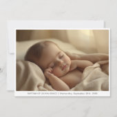 写真モダンバプテ男女兼用ィス 招待状 (正面)