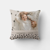 写真モダンパステル名パーソナライズされたギフト クッション (正面)