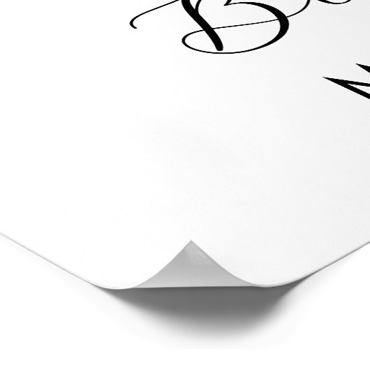 写真モダンパーソナライズされたコラージュハッピーバースデー ポスター (角)