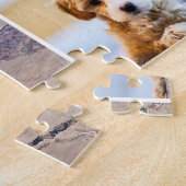 写真モダンパーソナライズされたコラージュ家族ジグソー ジグソーパズル (側面)