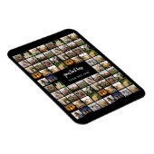 写真モダンパーソナライズされたコラージュ マグネット (右側)