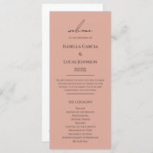 写真モダンパーソナライズされた結婚式 プログラム