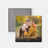 写真モダンパーソナライズされた マグネット (正面/裏面)