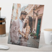 写真モダンパーソナライズされた 台座サイン (インサイチュ)