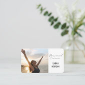 写真モダンフィットネスパーソナルトレーナーインフルエンサー 名刺 (スタンド正面)