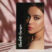 写真モダンフルフォトスクリプト 名刺