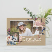 写真モダンフローラ3部卒業パーティー 招待状 (スタンド正面)