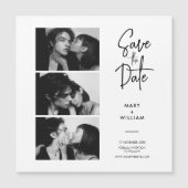 写真モダンブースは日付の磁結婚石を保存 (正面)