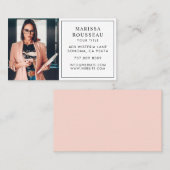 写真モダンプロフェッショナルミニマル名刺 名刺 (正面/裏面)