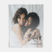 写真モダンベスティーズ最高のフレンズフリースブランケット フリースブランケット (正面)