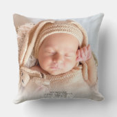 写真モダンベビー初めてのクリスマス休日 クッション (裏面)