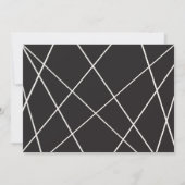 写真モダンベビー統計Birth Announcement Card 案内状 (裏面)