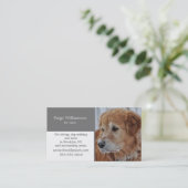 写真モダンペット 名刺 (スタンド正面)