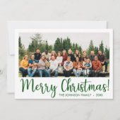 写真モダンホリデーカード シーズンカード (正面)