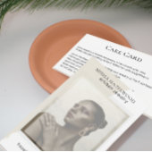 写真モダンホワイト手作りジュエリー気にカード