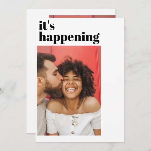 写真モダンマイナスの宇宙Saがはっきりした発生 セーブザデート (正面/裏面)