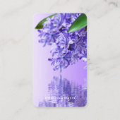 写真モダンミニマルシンプル写真 名刺 (裏面)