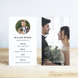 写真モダンミニマルシンプル写真 名刺