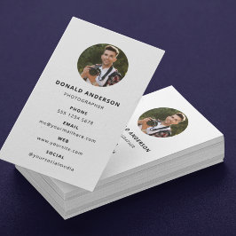 写真モダンミニマルシンプル写真 名刺