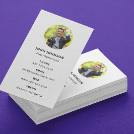 写真モダンミニマルシンプル写真 名刺