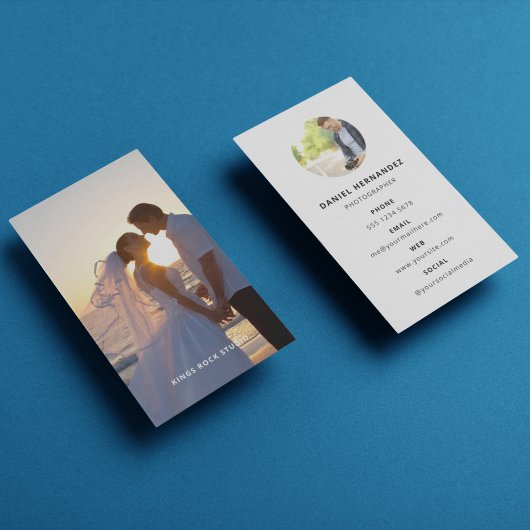 写真モダンミニマルシンプル写真 名刺