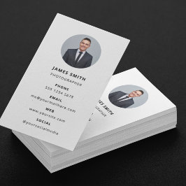 写真モダンミニマルシンプル写真 名刺