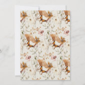 写真モダンミニマル卒業発表 招待状 (裏面)