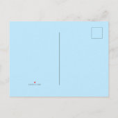 写真モダンミニマル編集の発表カード 案内ポストカード (裏面)