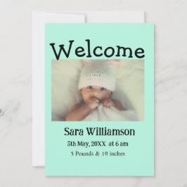 写真モダンミニマル編集の発表カード 案内状