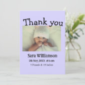 写真モダンミニマル編集の発表カード 案内状 (スタンド正面)