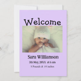 写真モダンミニマル編集の発表カード 案内状