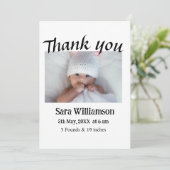 写真モダンミニマル編集の発表カード 案内状 (スタンド正面)