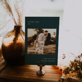 写真モダンミニマル |テーブル番号カード テーブルナンバー