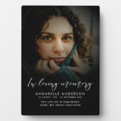 写真モダンメモリアル天板イーゼル付 フォトプラーク (正面)