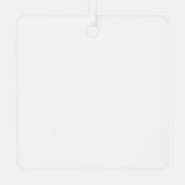 写真モダンメリークリスマスファミリー名 メタルオーナメント (裏面)