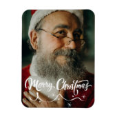 写真モダンメリークリスマス マグネット (縦)