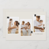 写真モダンメリー シーズンカード (正面/裏面)