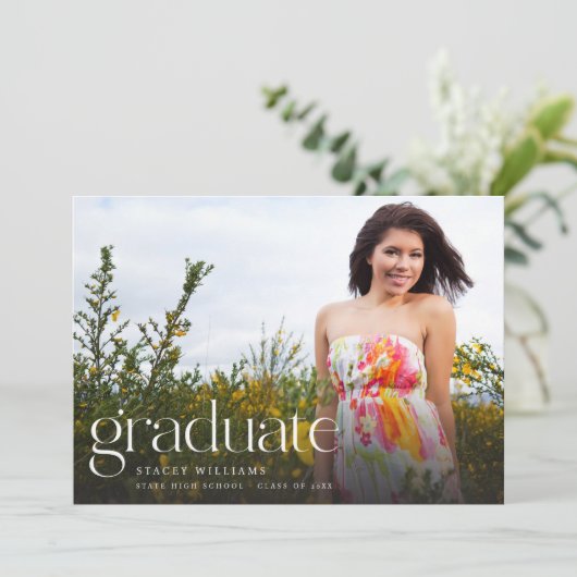 写真モダンモダン卒業発表H 招待状 (スタンド正面)